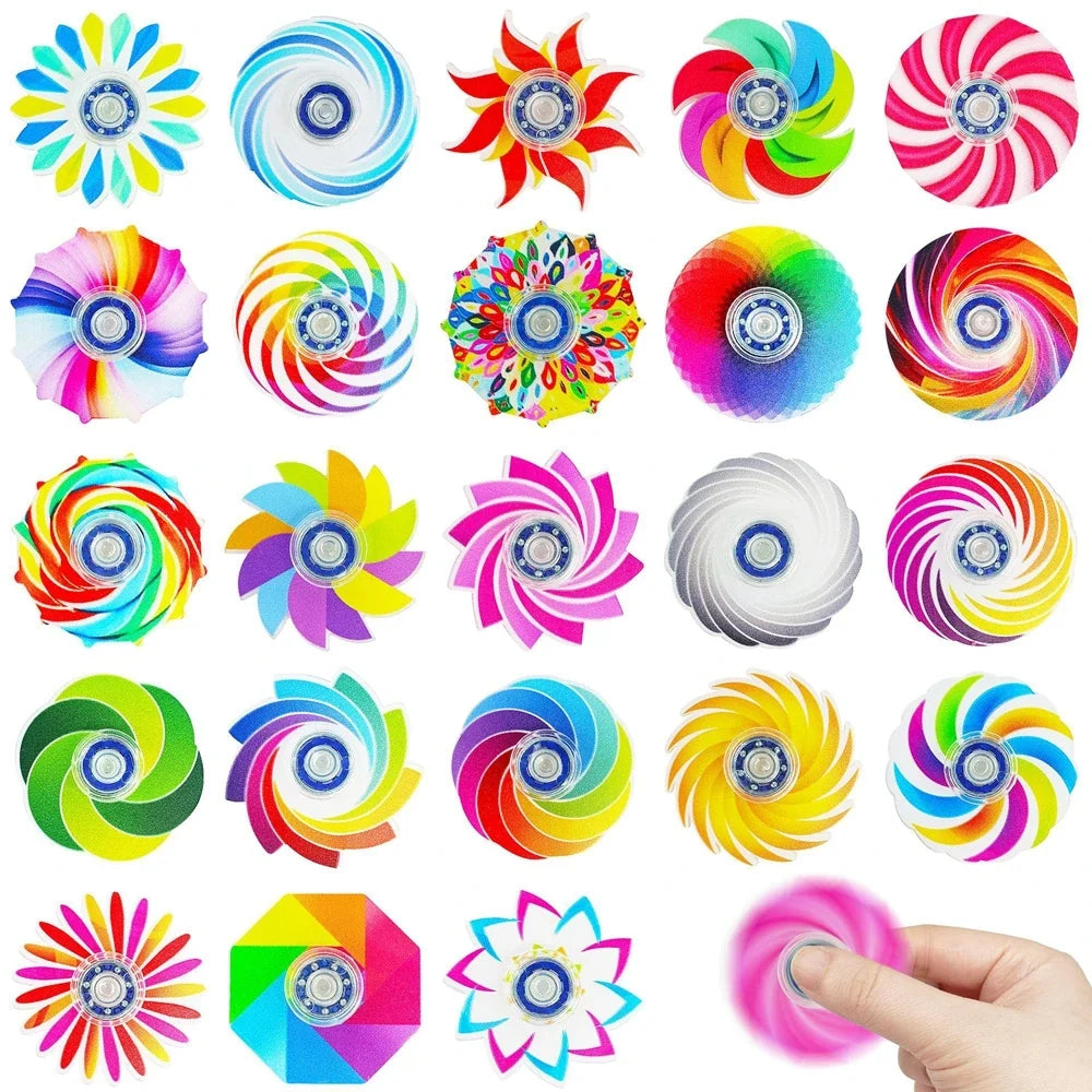 Mini Fidget Spinners 24PCS – Bulk Stress Relief Sensory Toys