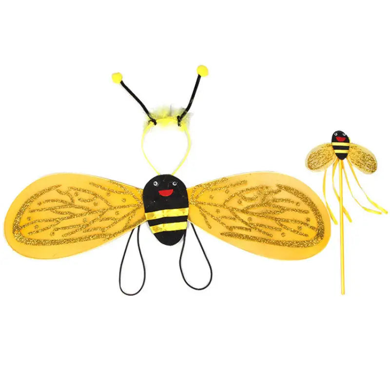 Kids Girl Bee Costume Set 4 Piece – Cute Cosplay Outfit