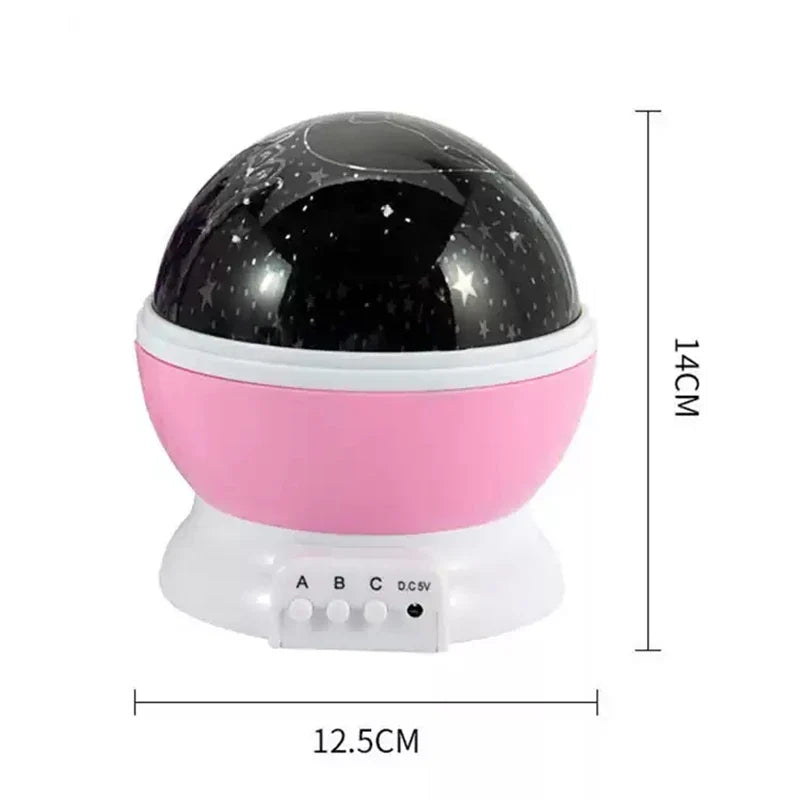 Starry Sky Projector Night Light Projector Baby Lamp Decor Rotating Starry Nursery Moon Galaxy Projector Table Night Lamp