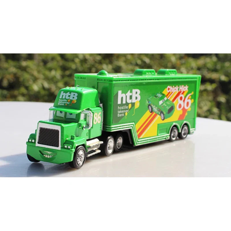 Cars 2 Mack Truck Pixar Racing Car Lightning McQueen Jackson Storm Car 3 Truck Set Metal Toy Model Car Gift For Kids Gift