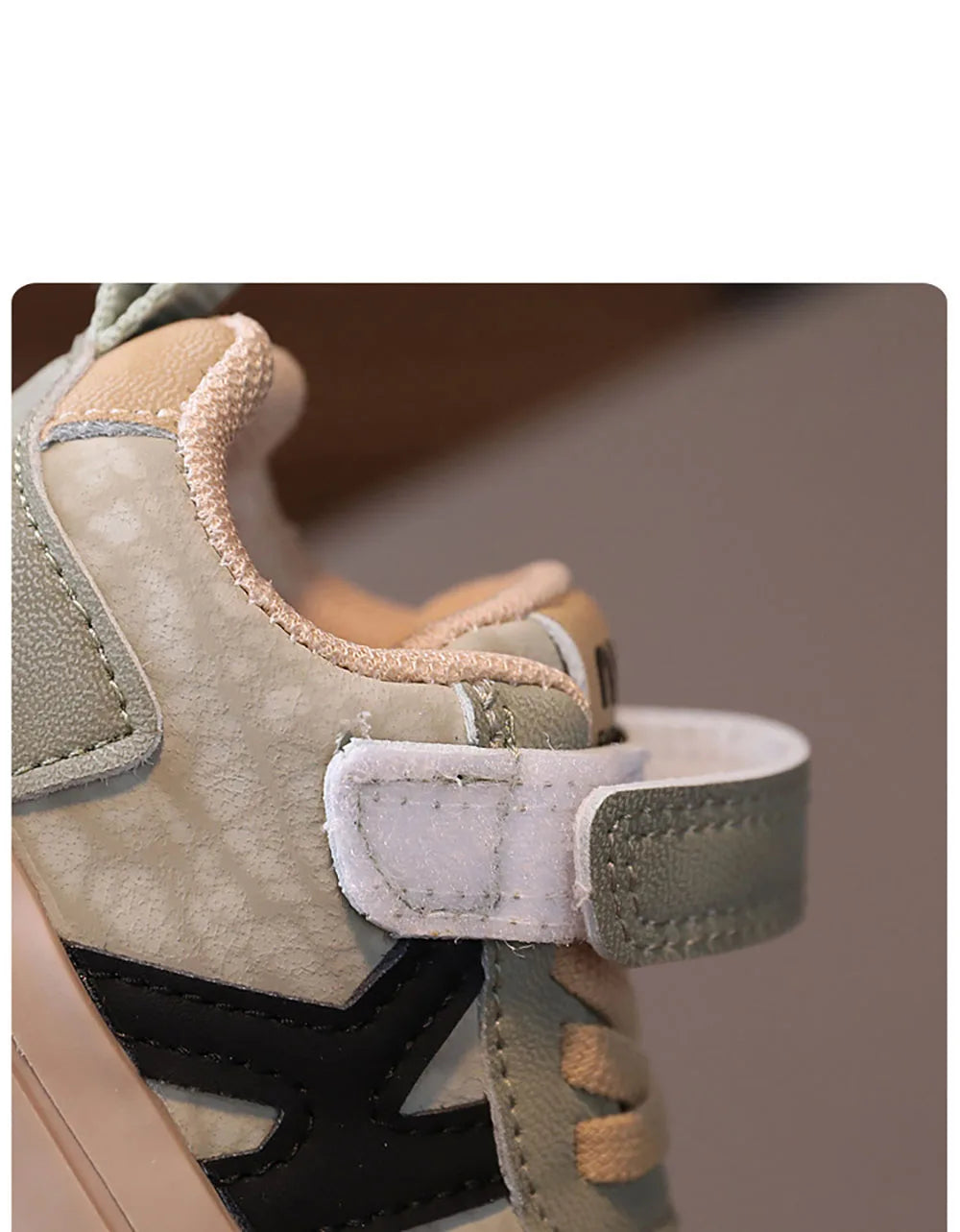 Toddler Synthetic-Leather Hook-and-Loop Sneakers