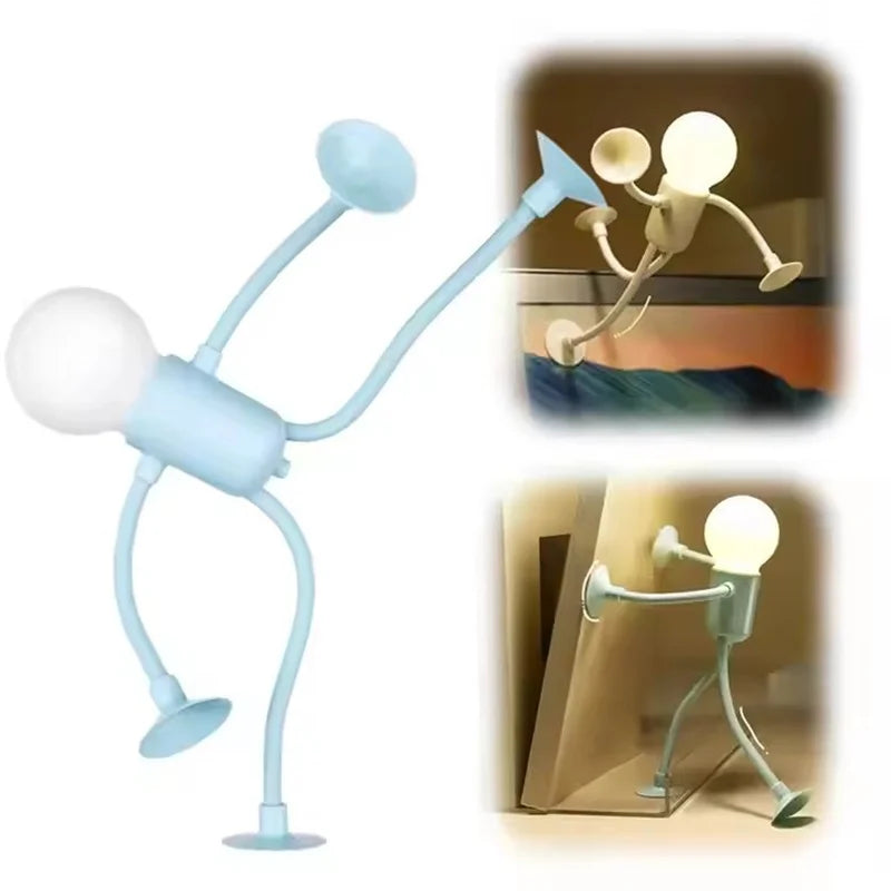 Poseable Athlete Night Light | Funny Bendable Sportsman LED Desk Lamp