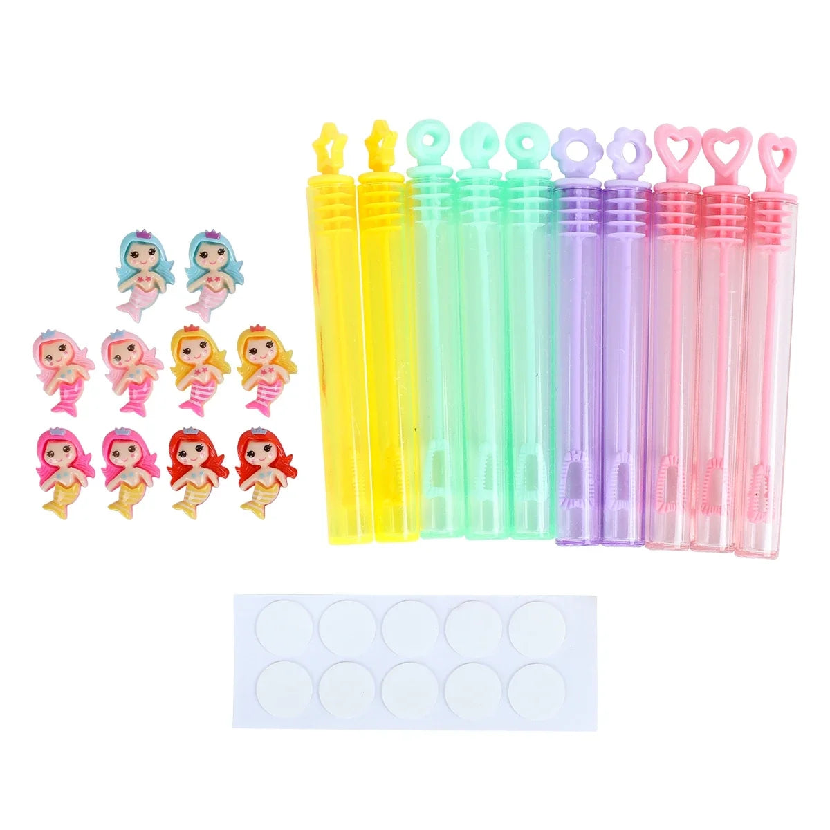 Mermaid Bubble Tube Soap Bottle Little Mermaid Birthday Party Decor Kids Wedding Baby Shower Party Gifts for Guests  Favors Toys