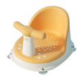 Infant Non-Slip Bath Seat for Newborns & Toddlers – Cushioned Plastic Baby Bathtub Chair