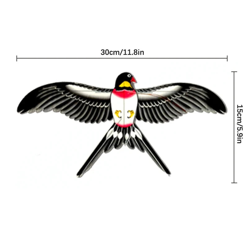 1 Set Children’s Kite Toy – Cartoon Butterfly, Swallow, Eagle Kite with Handle, Kids Flying Outdoor Toy