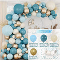 Blue Balloons Garland Arch Kit Birthday Party Decoration Kids Boy Wedding Birthday Party Supplies Baby Shower Decor Latex Ballon