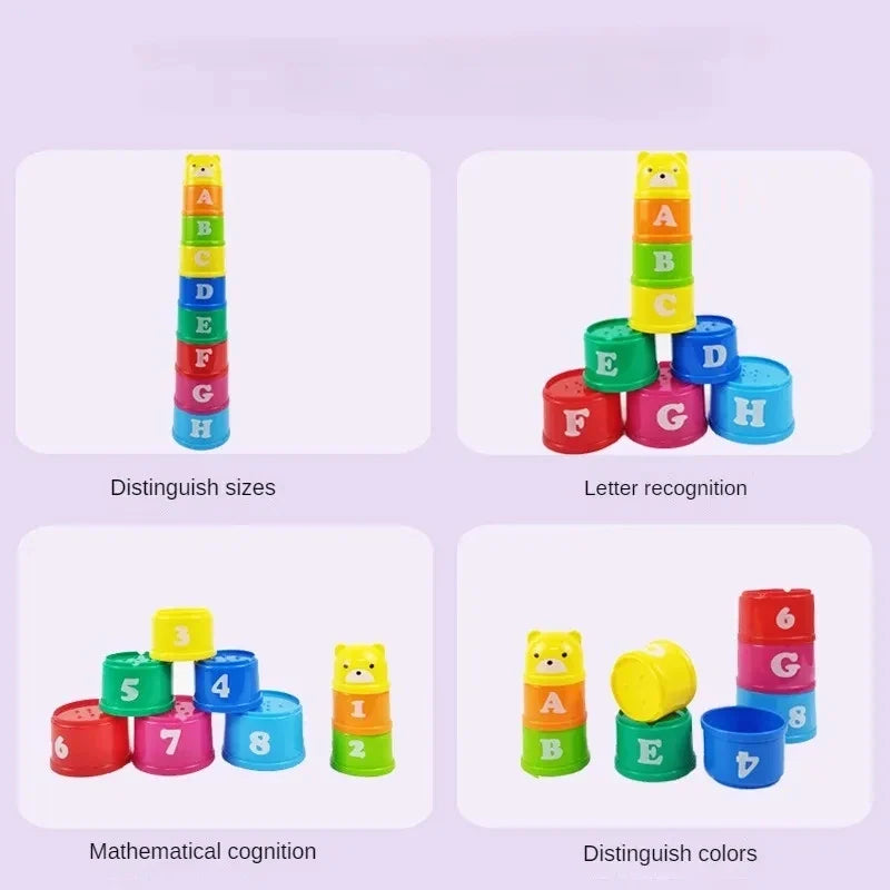 Kid Brain Response Speed Stacking Cup Game