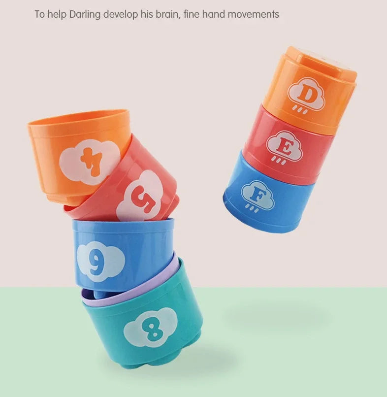 Kid Brain Response Speed Stacking Cup Game