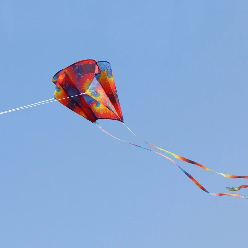 Kids Interactive Long Tail Rainbow Parafoil Flying Kite – Educational Creative Outdoor Toy, Best Gift for Play