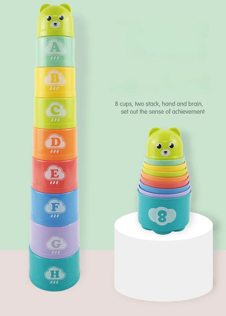 Kid Brain Response Speed Stacking Cup Game