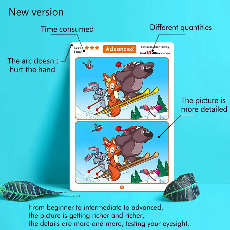 Find the Difference Reusable Activity Cards for Kids