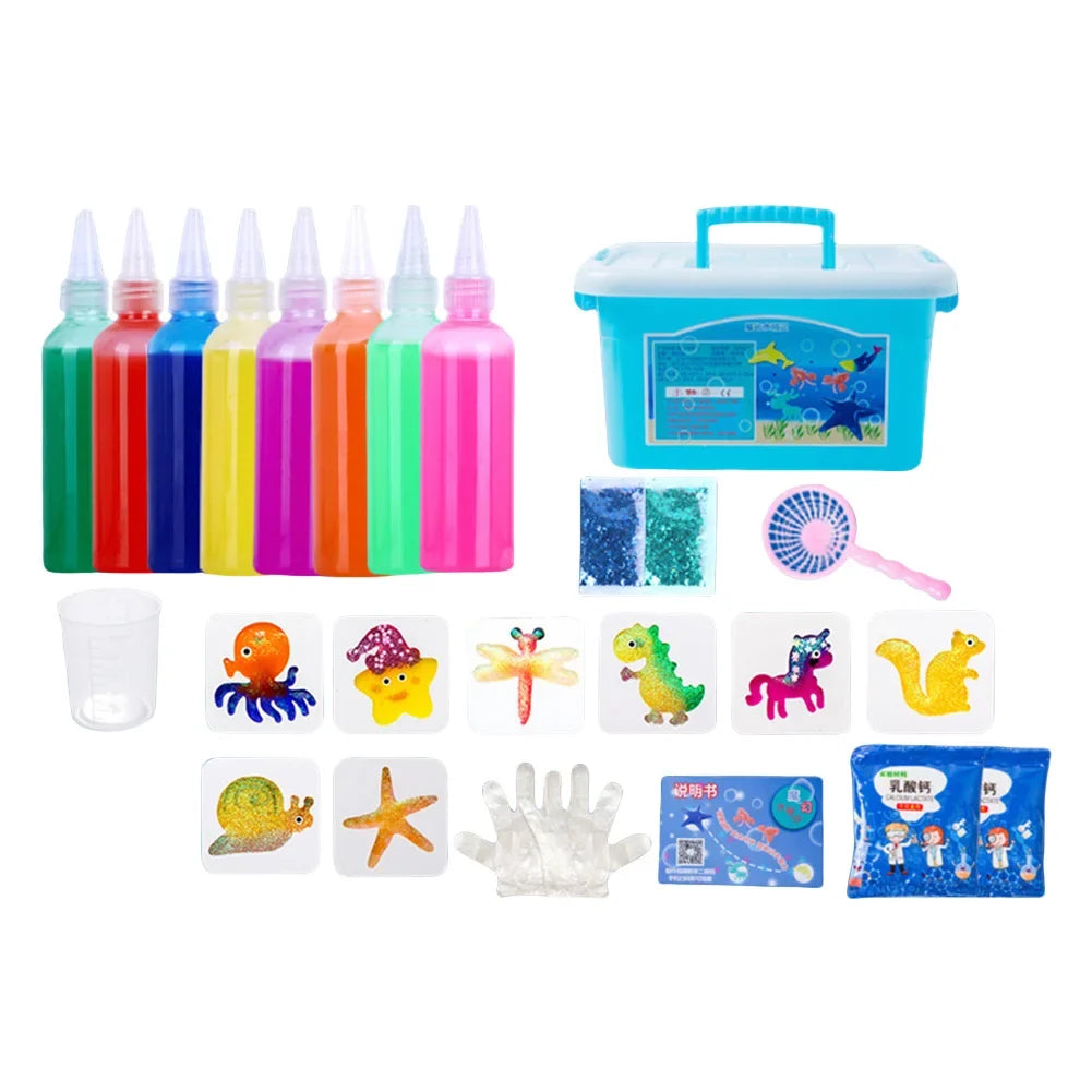 Magic Water Elf Toy Kit Water Fairy Water Gel Kit Handmade Water Toy Birthday Christmas Gifts for Kids Party Favors
