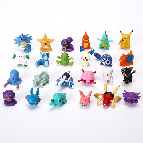 144 Pcs/Lot Mini Pokemon Figure Pikachu Kids Model Toys 2-3cm Kawaii Figurine PVC Dolls 6*24pcs Toys Wholesale