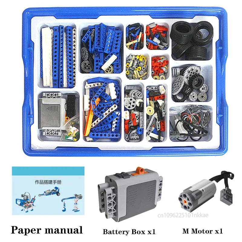 STEM 9686 Educational Set Technical Simple and Motorized Building Bricks