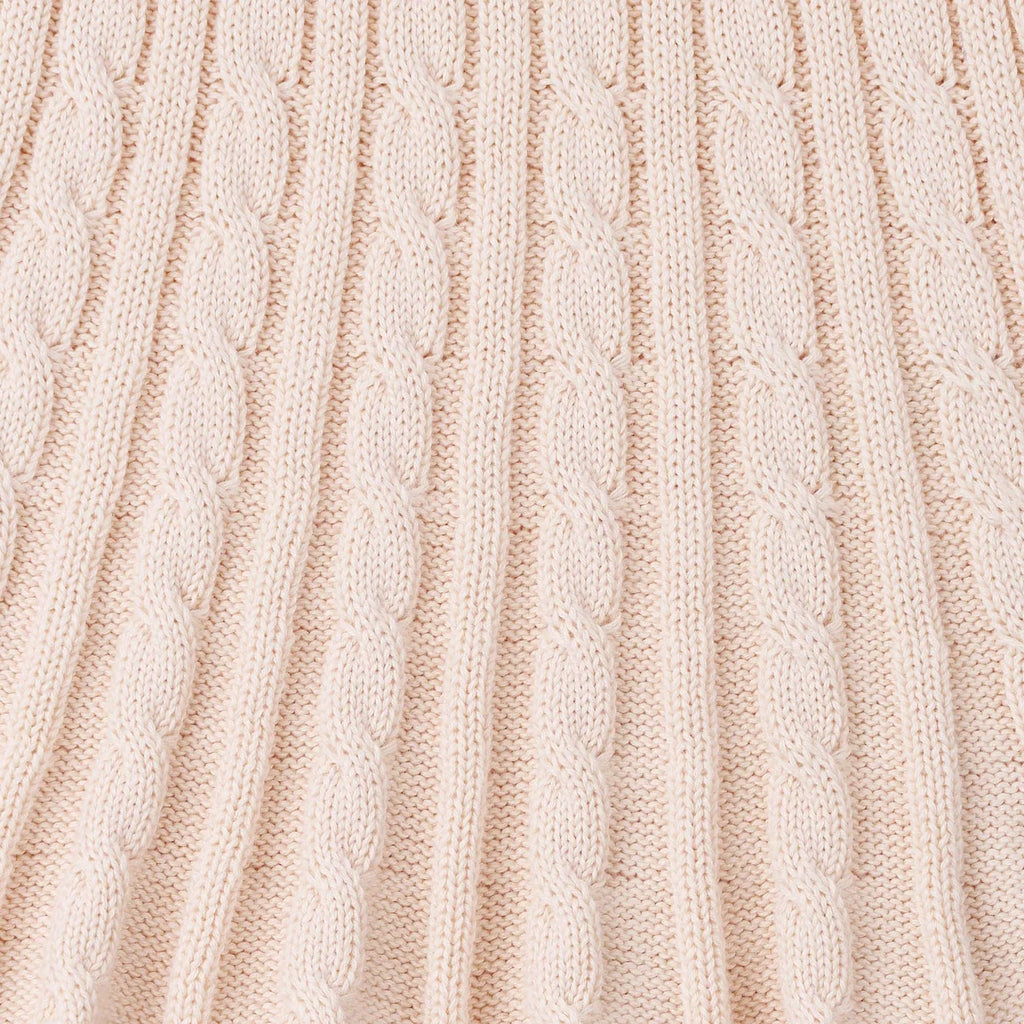 Cable Knit Skirts in Beige