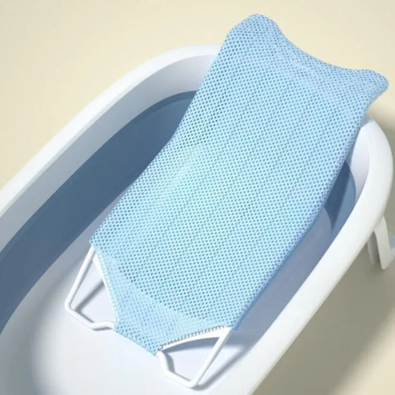 Newborn Baby Bath Support Net – Sitting Bath Tool for Infant Tub