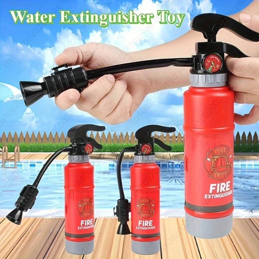 Mini Fire Extinguisher Water Toy for Outdoor Summer Fun Kids