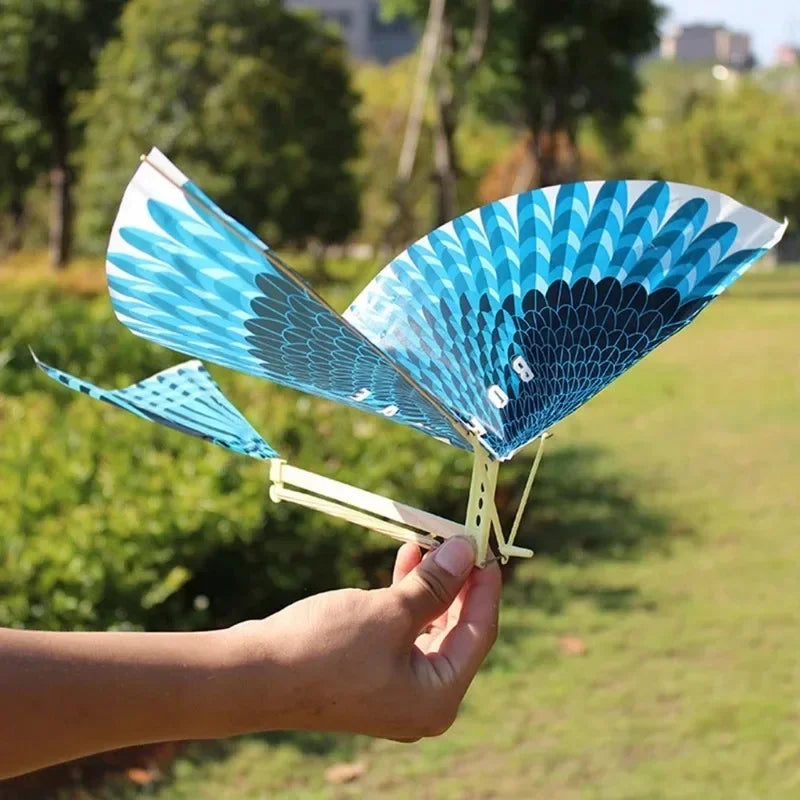 Kids Flying Birds Kite – Elastic Rubber Band Powered, Funny Outdoor Toy, Parent-Child Interactive Sports