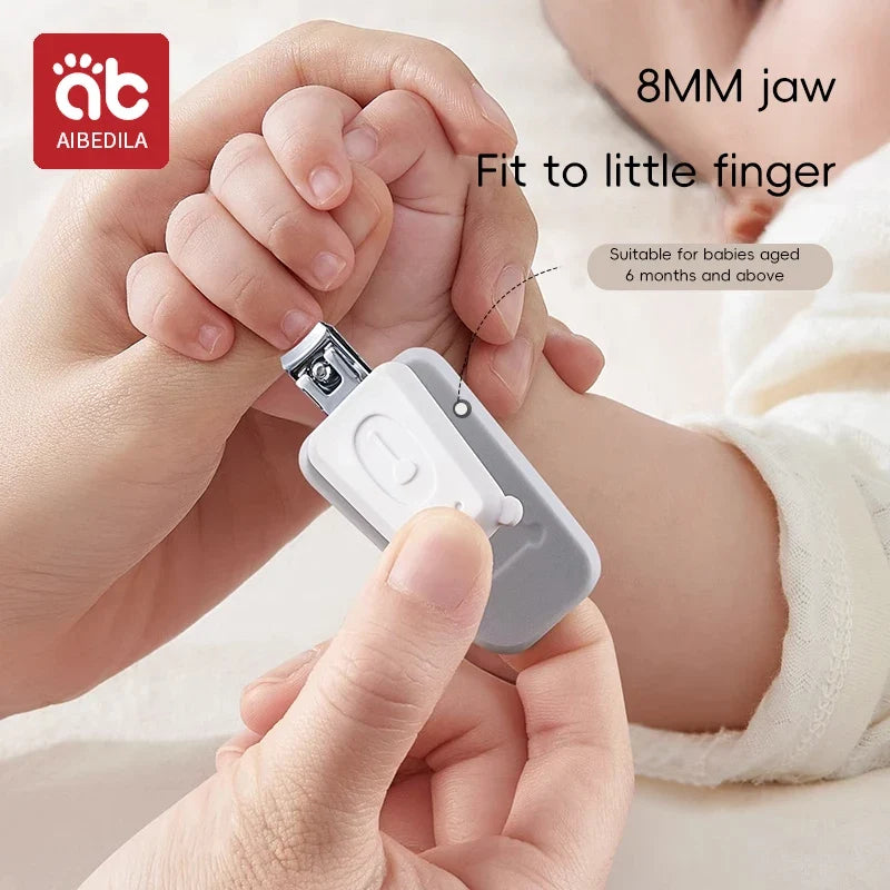 AIBEDILA 4/6pcs Baby Nail Care Set Newborn Safe Nail Clipper Kit Nail Trimmer Cutter Clean Tweezers Tools Baby Care