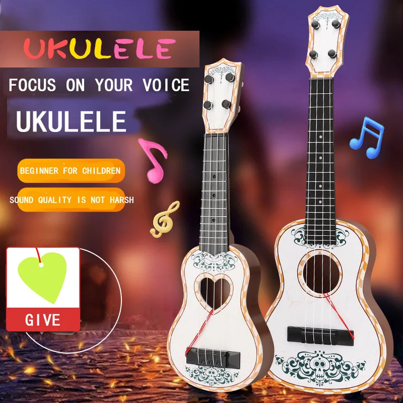 Children's Beginner Toy Guitar – Entry-Level Yukulele for Kids, Perfect for Musical Exploration and Early Learning.