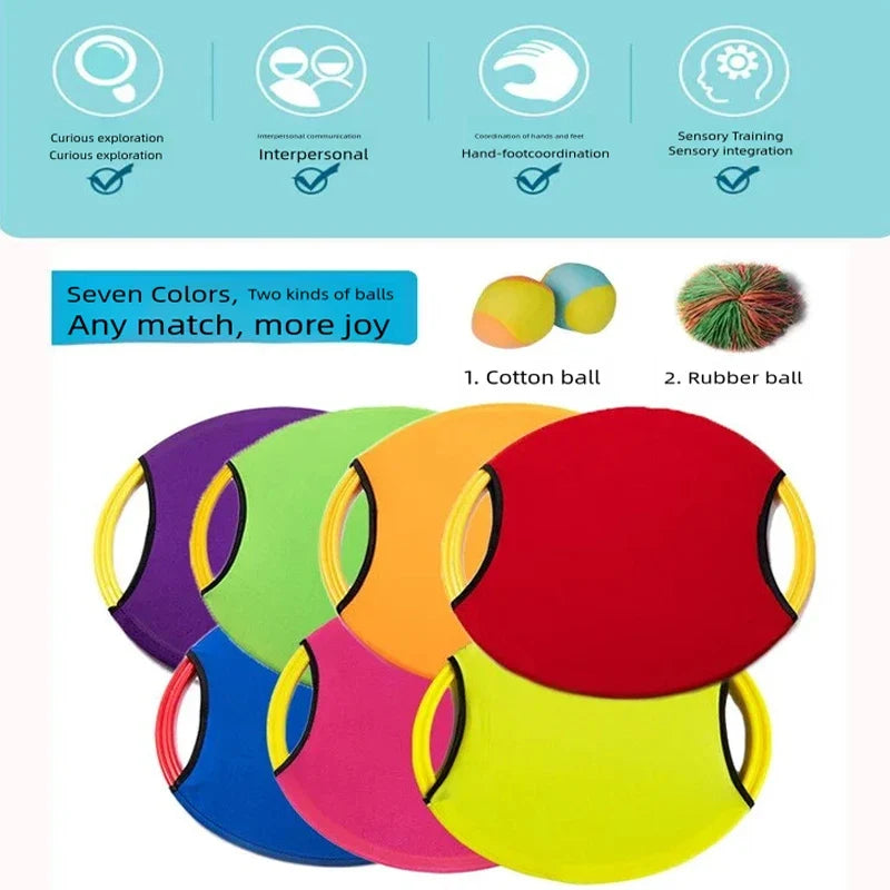 35cm Bouncing Circle – Throwing Training Sensory Toy for Kids, Outdoor Balance Training Educational Learning Toy for Children