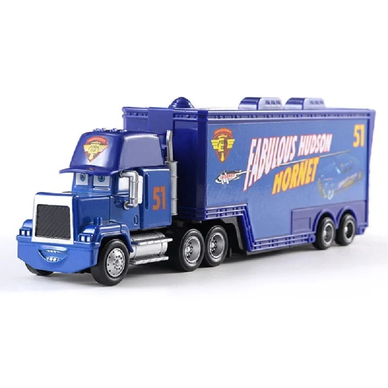 Cars 2 Mack Truck Pixar Racing Car Lightning McQueen Jackson Storm Car 3 Truck Set Metal Toy Model Car Gift For Kids Gift