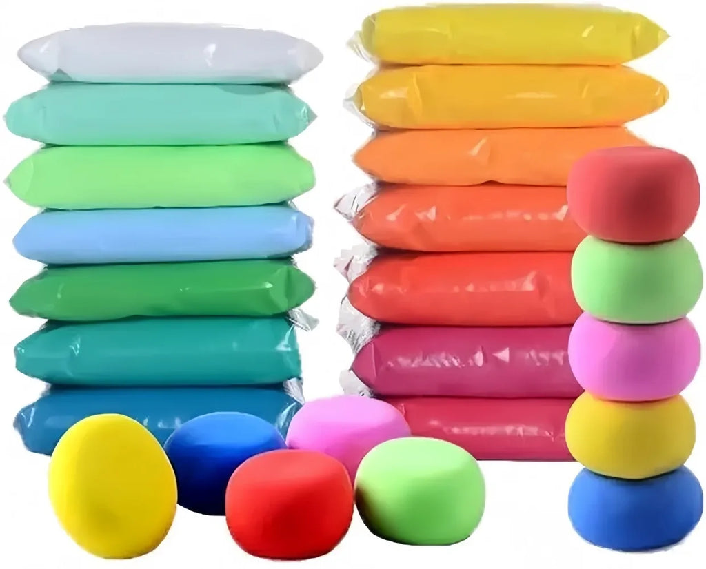 36-Color Ultra Light Air Dry Modeling Clay Kit for Kids, Super Soft DIY Space Mud Craft Set with 3 Tools