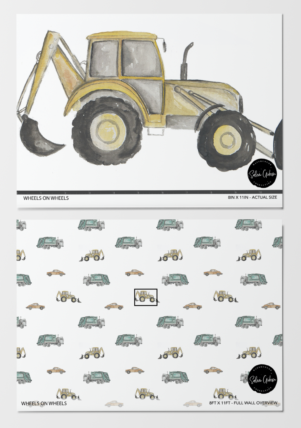 Wheels on Wheels Wallpaper
