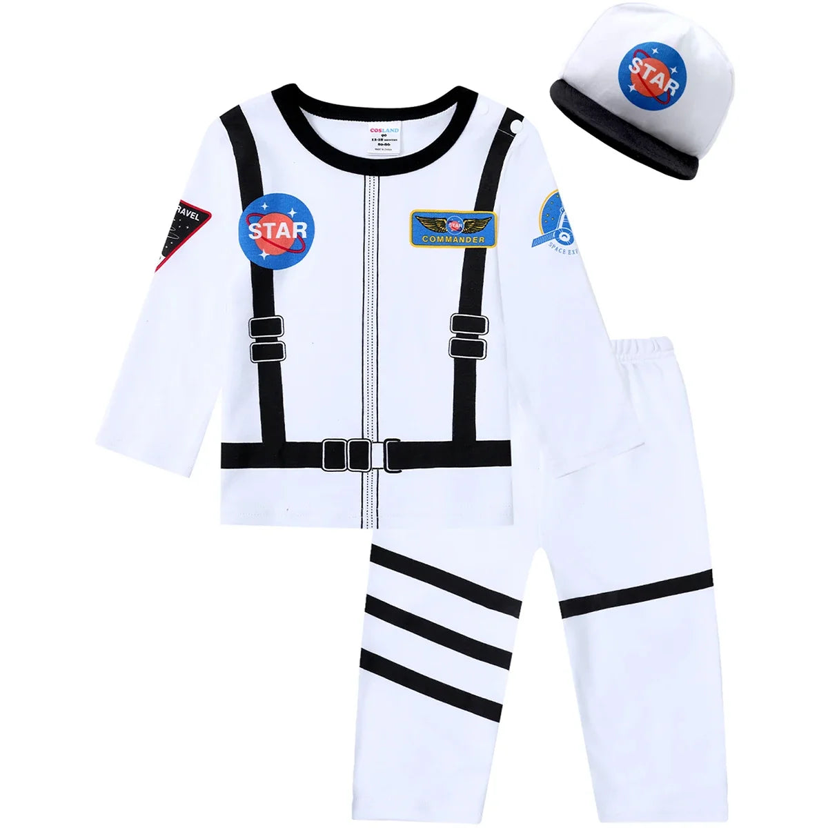 Toddler Boys Prince Charming Costume – Halloween Fireman Outfit, Infant Photography Clothing & Baby Carnival Cosplay Striped Prisoner