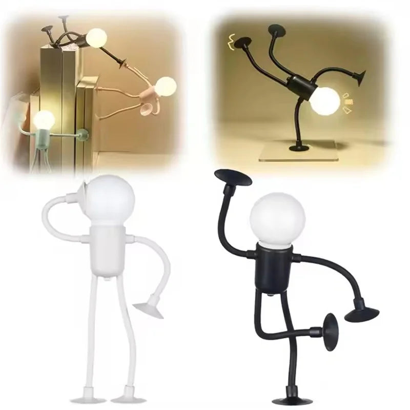 Poseable Athlete Night Light | Funny Bendable Sportsman LED Desk Lamp