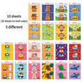 Find the Difference Game Cards Attention Training Set Reusable Educational Activity for Kids Puzzle Gift