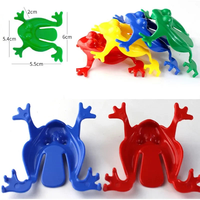 5-20pcs Jumping Frog Bounce Fidget Toy | Funny Novelty Pressing Toy for Party Favors and Birthday Gifts