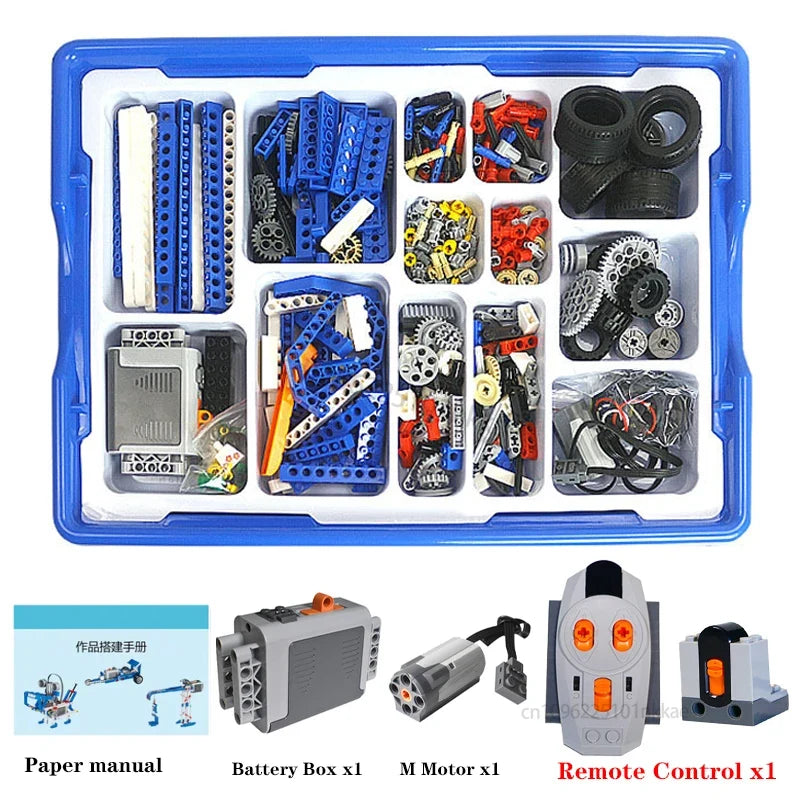 STEM 9686 Educational Set Technical Simple and Motorized Building Bricks