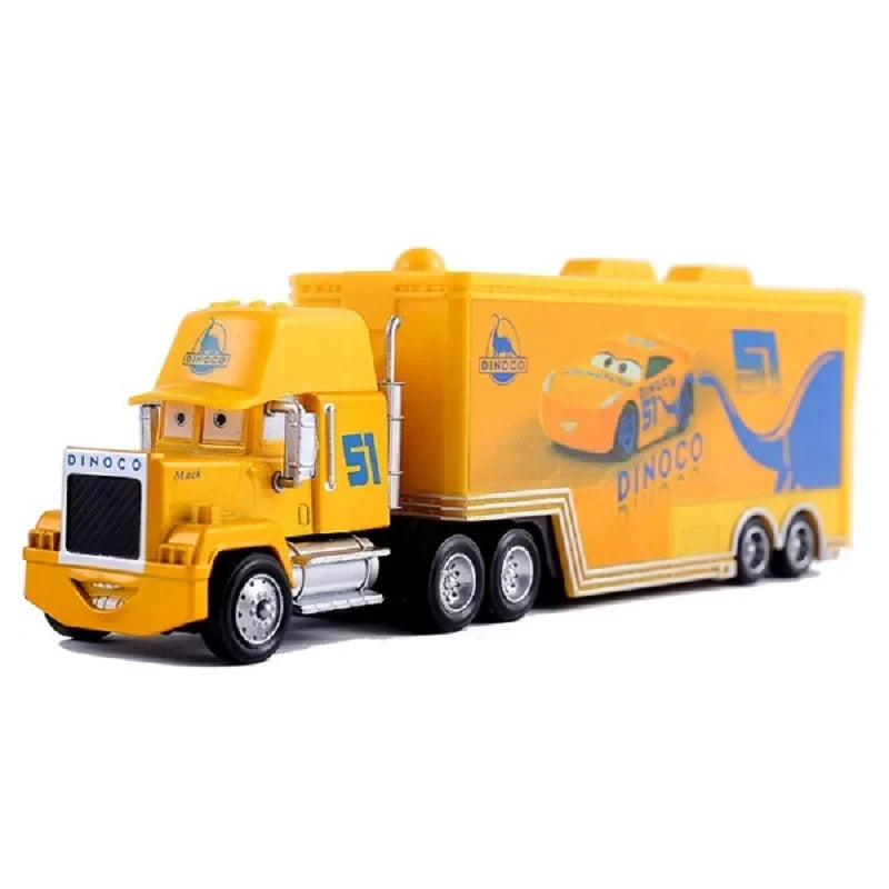 Cars 2 Mack Truck Pixar Racing Car Lightning McQueen Jackson Storm Car 3 Truck Set Metal Toy Model Car Gift For Kids Gift