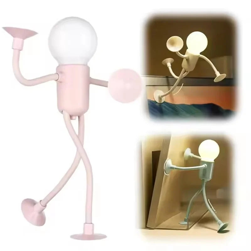 Poseable Athlete Night Light | Funny Bendable Sportsman LED Desk Lamp