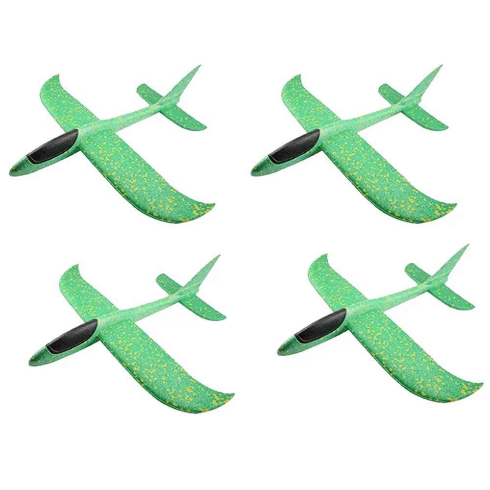Large Foam Plane Glider 36 cm (14.17 in) and 48 cm (18.9 in) Hand Throw Airplane Outdoor Kids Toy Gift
