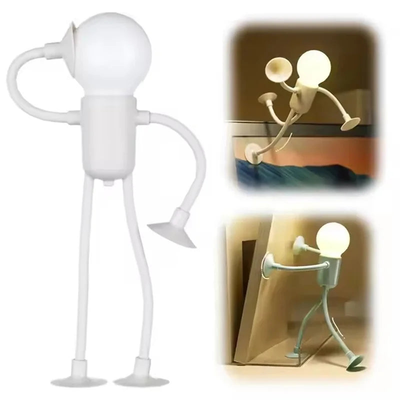 Poseable Athlete Night Light | Funny Bendable Sportsman LED Desk Lamp