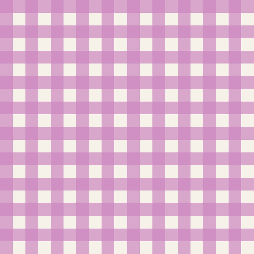 Simply Gingham Small (Purple) Wallpaper