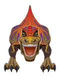 54 Iinc Tall WindNSun SuperSized T-Rex Ripstop Nylon Dinosaur Kite