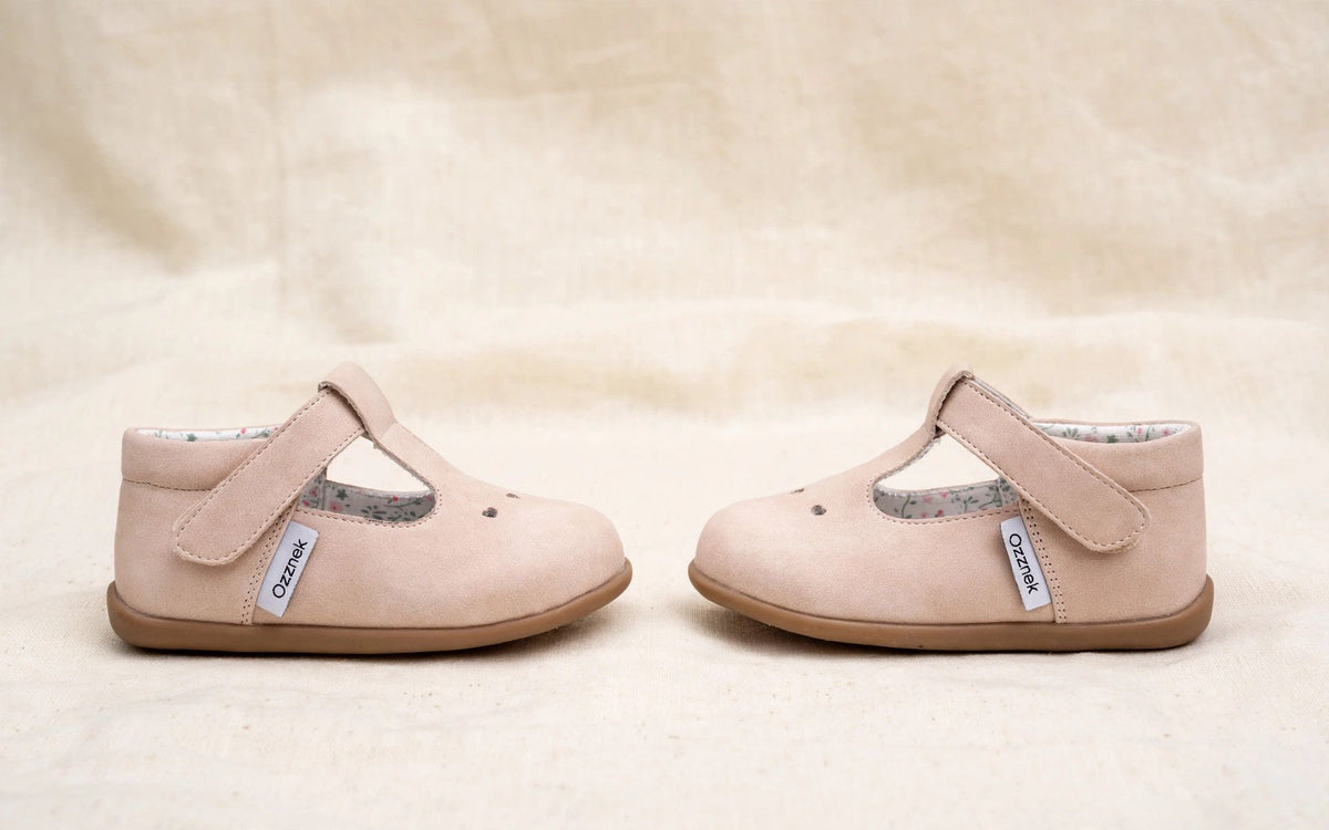 Jollie Kids' Barefoot Mary Janes | Flexible Toddler Slip-On Shoes