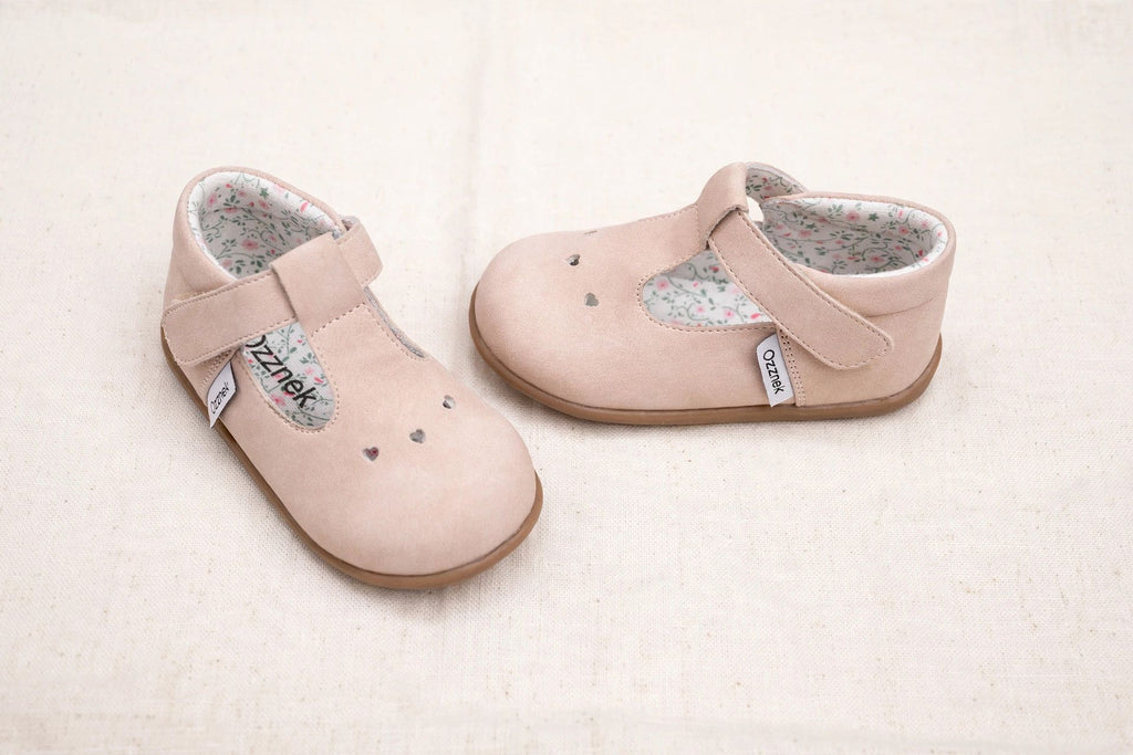 Jollie Kids' Barefoot Mary Janes | Flexible Toddler Slip-On Shoes