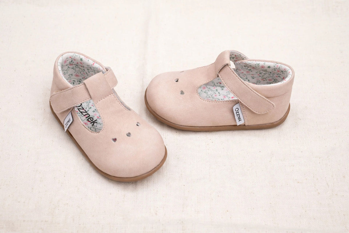 Jollie Kids' Barefoot Mary Janes | Flexible Toddler Slip-On Shoes