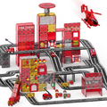 141-Piece Magnetic Fire Rescue Building Set – STEM Engineering & Emergency Services Learning Kit