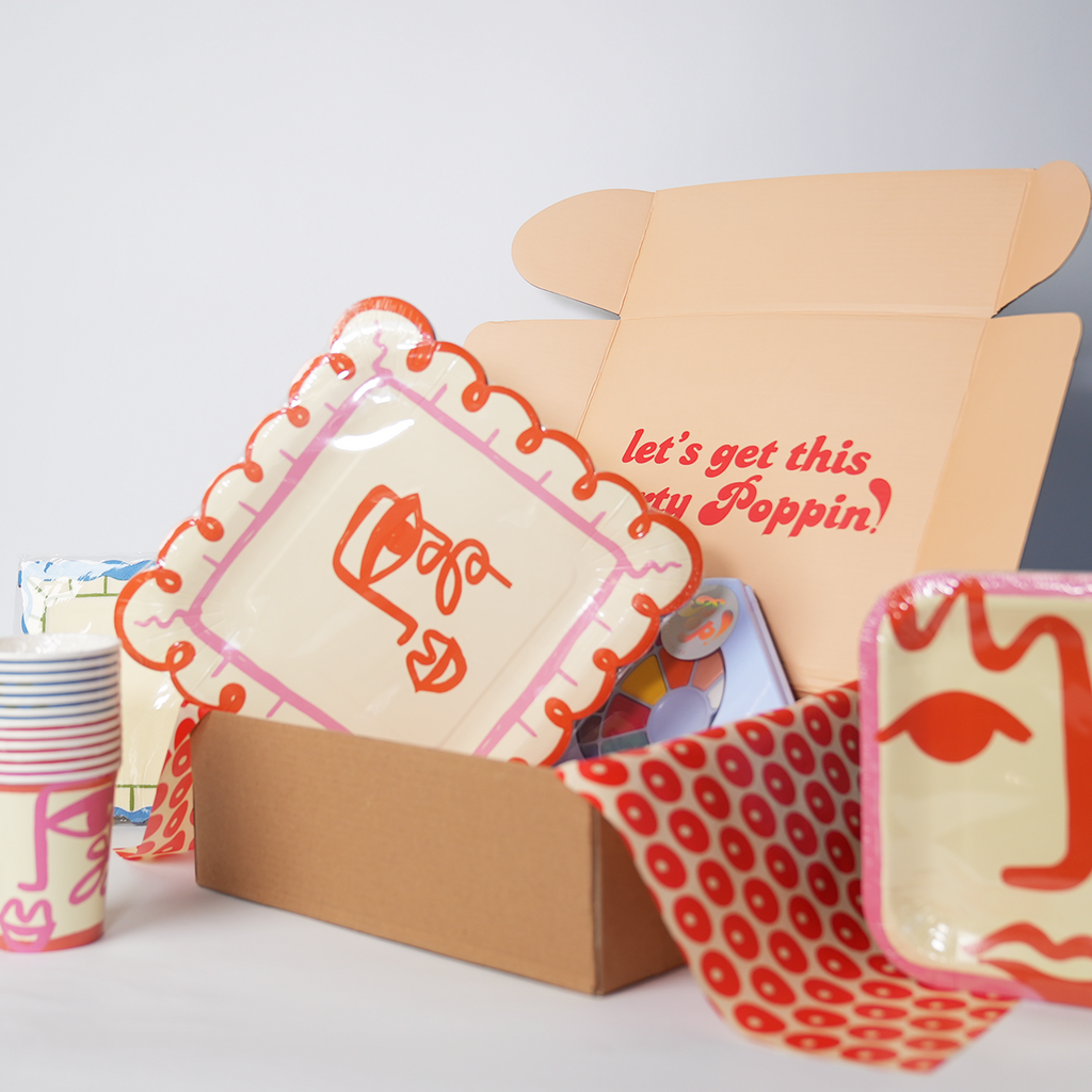 Art Birthday Party Supplies Pack (Serves 12) | Modern Painting Theme Kids Party Kit | Plates, Cups & Napkins Set