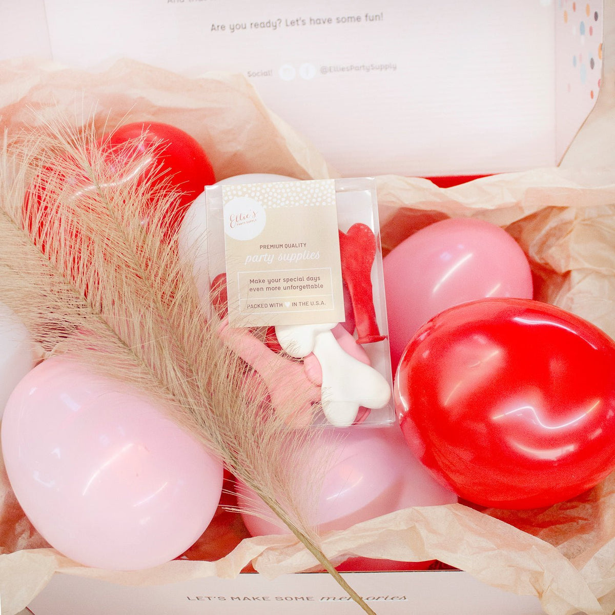 Assorted Mini Heart Balloon Pack