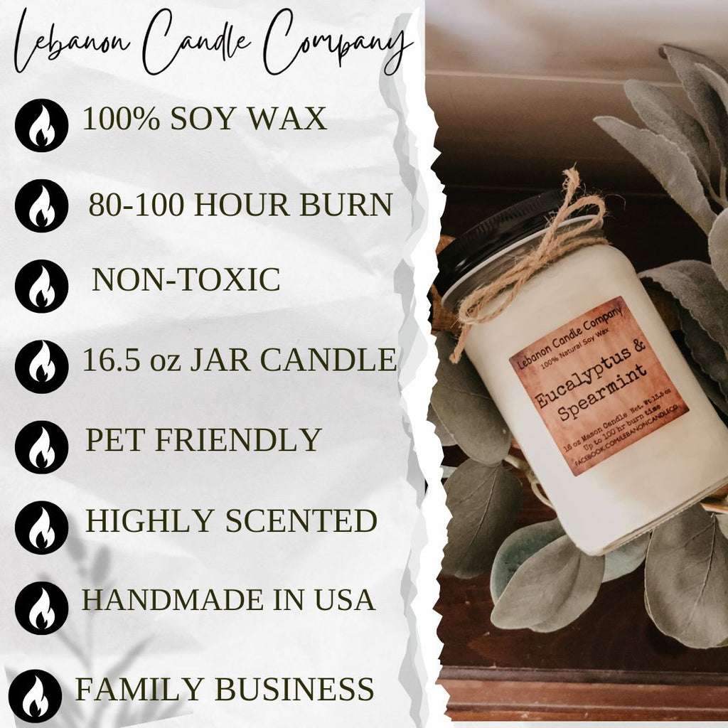 Fall Leaves Candle