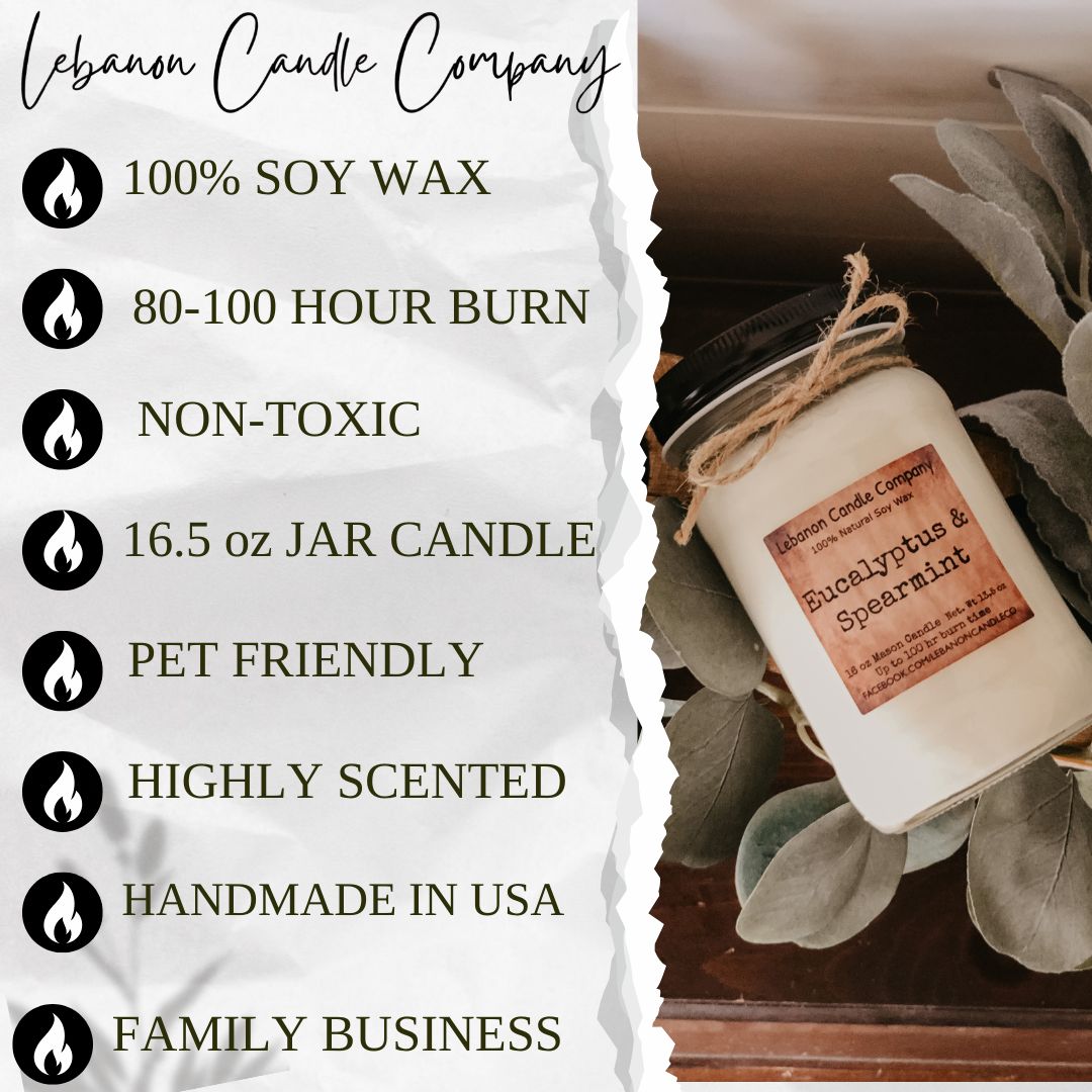 Fall Leaves Candle