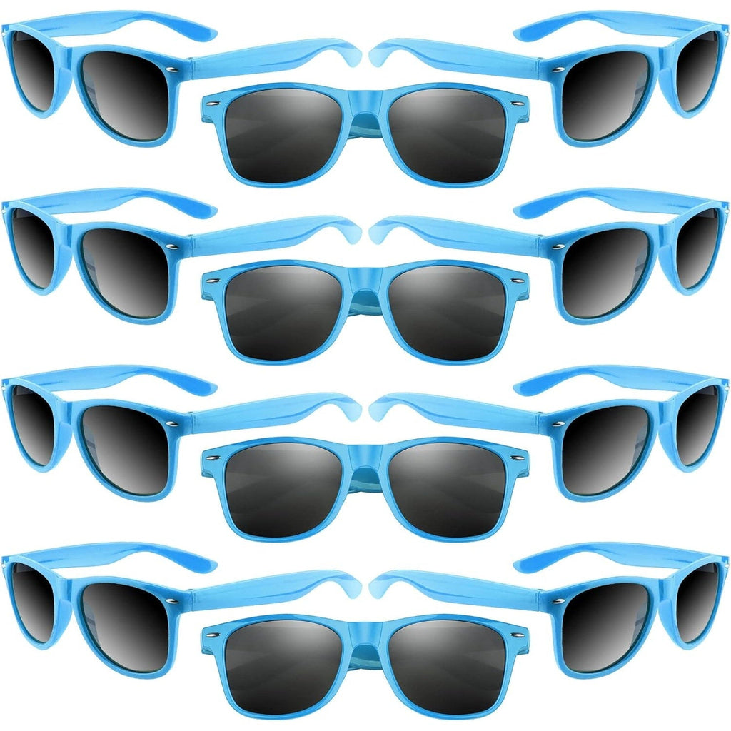 New Morcheiong 11pc Kids Blue Frame Pack Party Sunglasses Party Favors