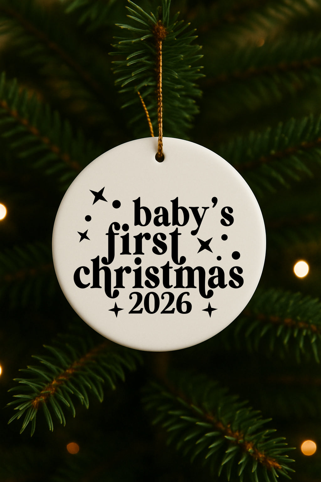 Baby's First Christmas 2026 Christmas Ornament
