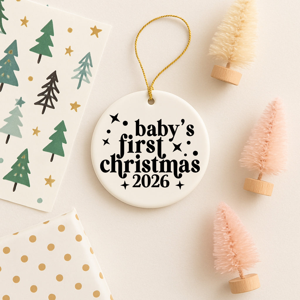 Baby's First Christmas 2026 Christmas Ornament